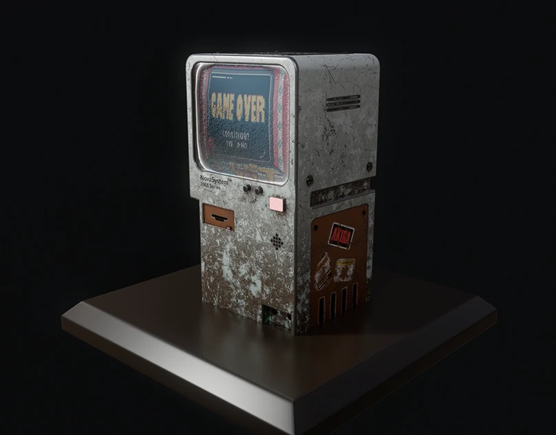 Rustbyte Arcade Unit 3D model